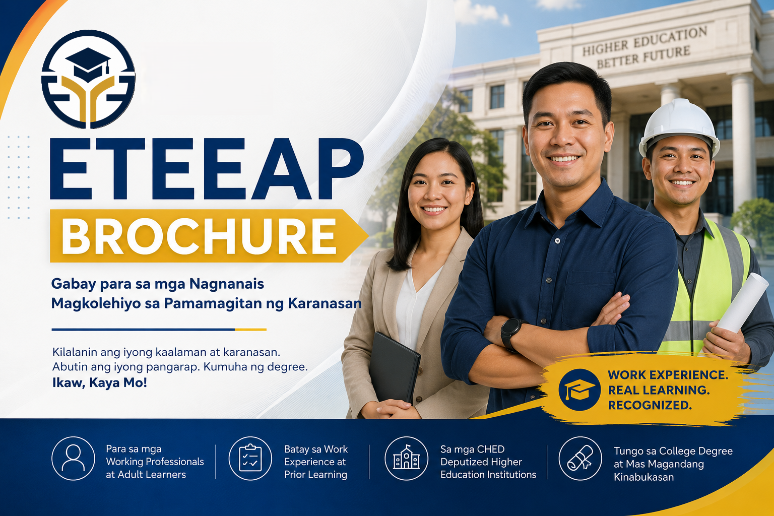 CHED ETEEAP Brochure: Gabay para sa mga Nagnanais Mag-ETEEAP